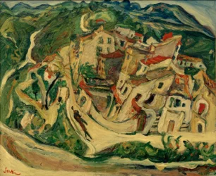 Ch. Soutine, Uitzicht op Cagnes (La Gaude en de Baous)